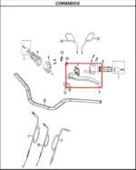 Leva Clutch Completa R3/162Cr4 AKT - Imagen 2