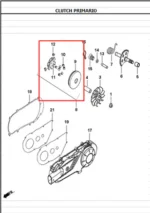 Clutch Primario Completo Sc Dynamic 2 / Jet4 AKT - Imagen 2