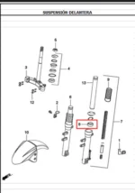 Reten Suspension 125Sc AKT - Imagen 2