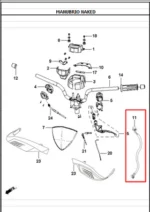 Sensor Velocimetro Naked 125J4 AKT - Imagen 2