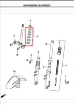 Kit Cunas 125Sc AKT - Imagen 2