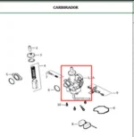 Carburador 125Sl AKT - Imagen 2