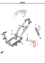 Buje Soporte Motor 125Sc AKT