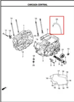 Manguera Desfogue Motor 125 AKT - Imagen 2