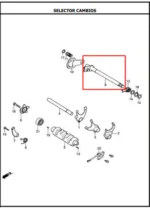 Eje Cambios Ak125 AKT - Imagen 2