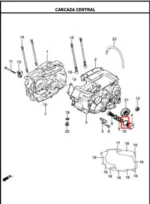 Oring Tapon Carcasa 125 AKT - Imagen 3