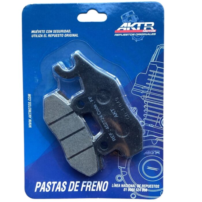 Juego  Pastillas Freno Delantero 200Sm/Evo/Ttx (Gruesa) AKT - Imagen 1