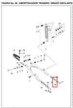 BASE TENSOR DE CADENA BAJAJ - Imagen 2