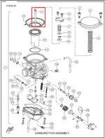 Aguja Carburador TVS Apache Rtr 180 Original - Imagen 2