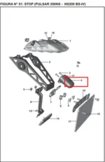 BAJ LUZ PORTA PLACA BAJAJ - Imagen 2