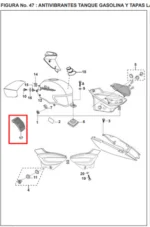ANTIVIBRANTE TANQ GASOL BAJAJ - Imagen 2