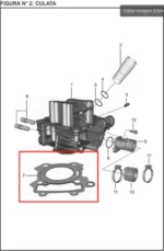 EMPAQUE CULATA BAJAJ - Imagen 2