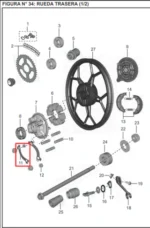 SEGURO DE ARANDELA PARA TUERCA BAJAJ - Imagen 2