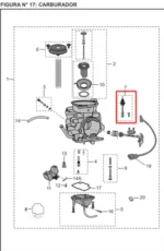 AHOGADOR DE CARBURADOR BAJAJ - Imagen 2