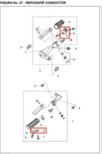 PLATINA SOPORTE REPOSAPIE BAJAJ - Imagen 2