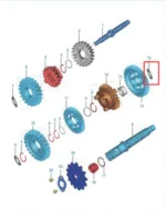 ARANDELA DE EMPUJE  DE 1ERA DE IMPULSO BAJAJ - Imagen 2