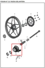BAJ CAJA PINON VELOCIMETRO BAJAJ - Imagen 2