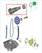 ARBOL DE LEVAS BAJAJ - Imagen 2